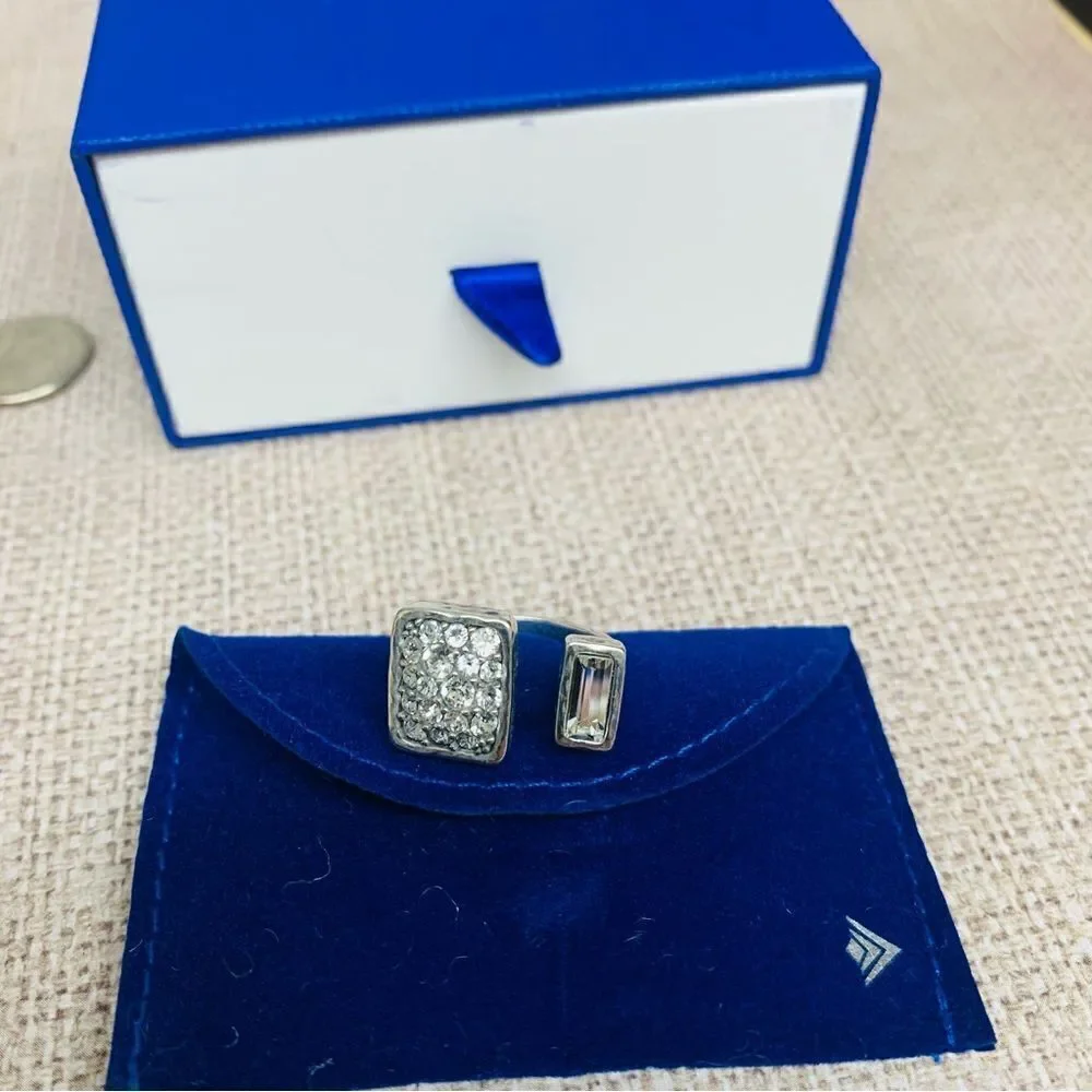 Silpada Sterling‎ Silver Adjustable Crystal Ring